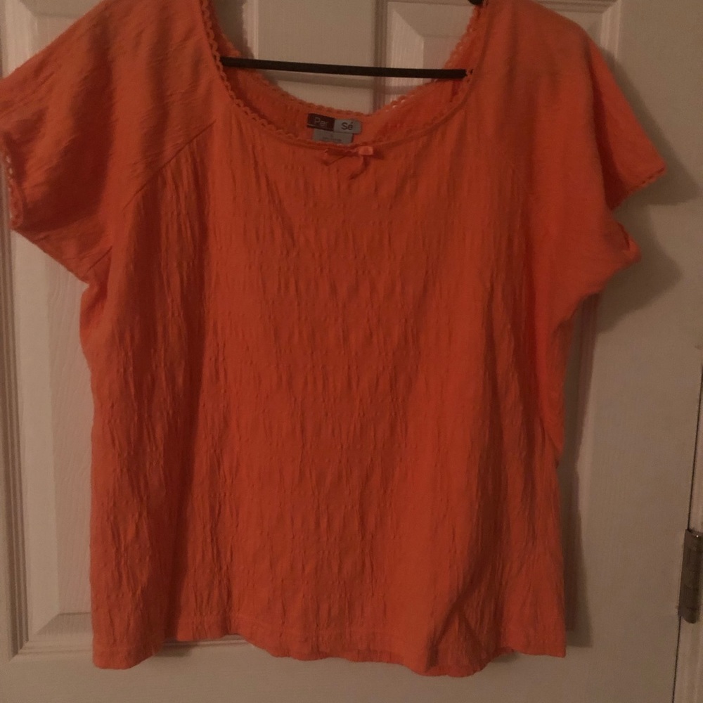 Orange shirt